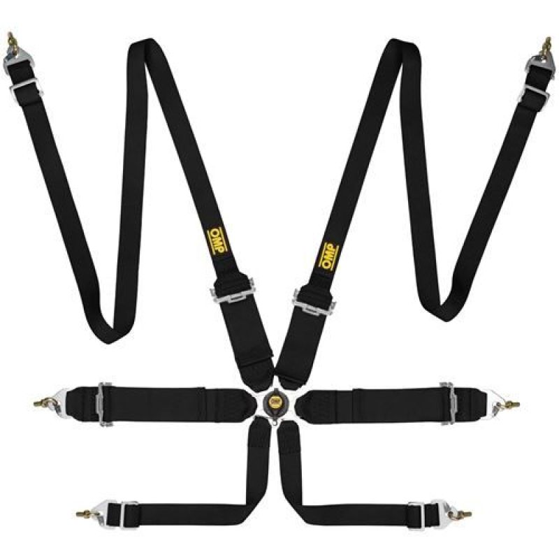 OMP First 3/2 Racing Harness Black – Iroko Industries