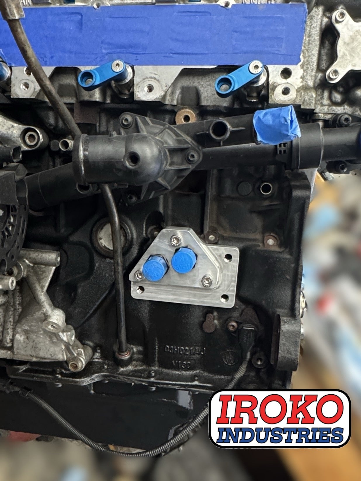 24V VR6 - Billet Longitudinal Engine Mount Adaptor